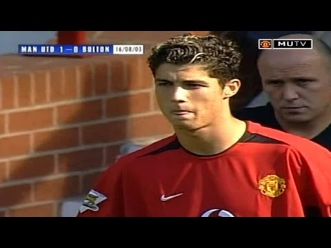 Inilah Skill Cristiano Ronaldo Saat Bermain Pertama Kali di Manchester United