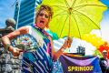 Drag queen Vanessa Wagner led the SpringOUT Pride parade and family fun day.