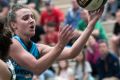 Canberra guard Lauren Mansfield adds an assist to her game-high 29 points. 