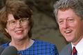 Janet Reno, the first US female attorney-general, with President Bill Clinton in  1993.