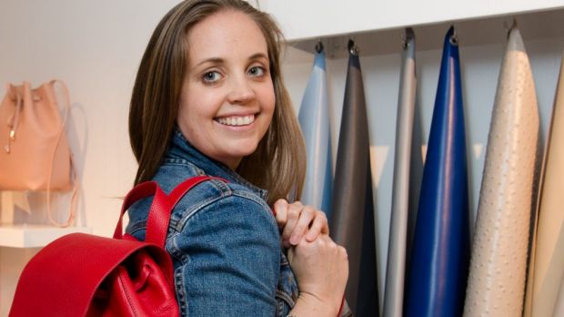 News. 2026 paddo. Pippa Kent, customer of Mon Purse Boutique in Paddington. Photo by Edwina Pickles. Taken on 22nd Sept 2016.