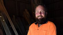 Former senator Ricky Muir at his newly purchased Wood Mill in Heyfield. 17th November 2016. The Age Fairfaxmedia News ...
