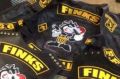 Jackets bearing the new Finks logo.