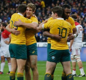 All too familiar: Another win by a tiny margin left the Wallabies exuberant, and relieved.