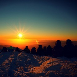 Snow It All Instagram competition winner: First summit sunset of the season.