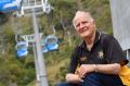 Colin Matthews, of Rosebud, approves of the new Arthurs Seat Eagle cable car, which opens on December 3.