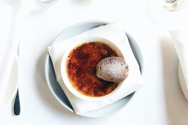 Wattleseed creme brulee at <a ...