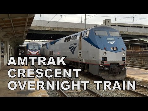 Amtrak Crescent #20 Overnight Train Experience!