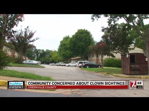 Kids claim clowns tried to lure them to woods near Greenville apartments