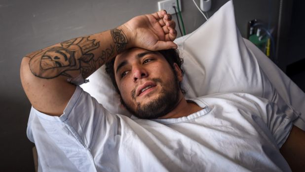 Manaia McElhaney had to be revived twice on the way to hospital.