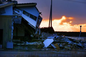 A house damaged by the March 11, 2011 earthquake and tsunami, remains in Tomioka, Fukushima prefecture, northern Japan Wednesday, March 11, 2015.