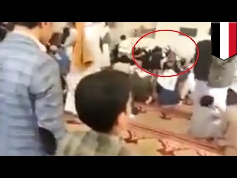 Suicide bomb attack in Yemen: video shows ISIS affiliate attack on Shiite mosque