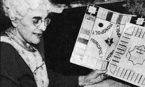 Lizzy Magie, inventor of the Landlord’s Game, which we now know as Monopoly, in 1936. Photograph: Anspach Archives