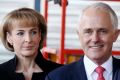 Prime Minister Malcolm Turnbull and Michaelia Cash.
