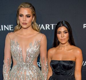 Khloe Kardashian and Kourtney Kardashian attend the 2016 Angel Ball at Cipriani Wall Street on November 21, 2016 in New ...