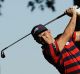 Supportive: Rickie Fowler enjoys the atmosphere at the World Cup of Golf.