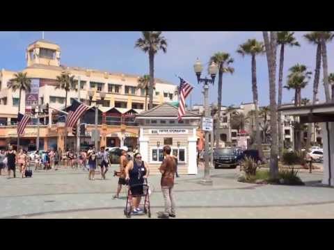 Sights and sounds of Huntington beach ,California