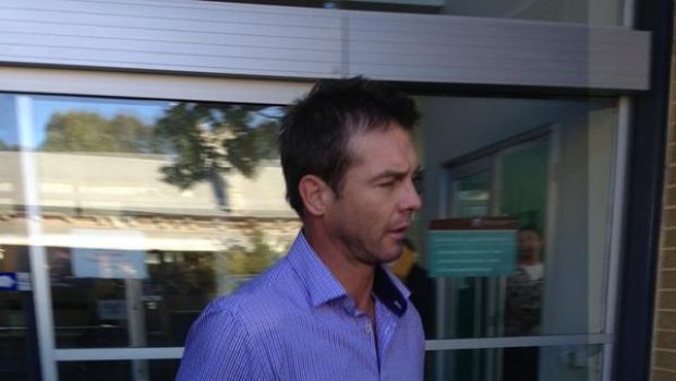 Ben Cousins at a previous court appearance.