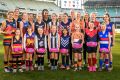 Major milestone: The AFL's Women's National League has  taken less than two years to form  after its first announcement.