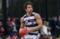 Outside looking in: Geelong's Nakia Cockatoo in action against Essendon during the VFL first elimination final.