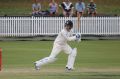 Crowd-pleaser: Michael Clarke pulled a larger than usual crowd to Pratten Park.