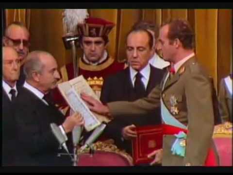 Juan Carlos I, proclamación en las Cortes (22-11-1975)