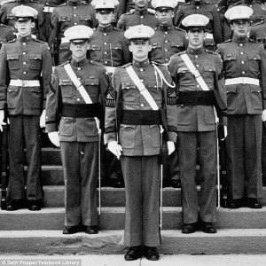 This is Donald Trump's graduating class 3,000 miles away at NY Military Academy - Can you find him in the photo?