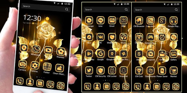   Gold Rose theme business gold- screenshot thumbnail   