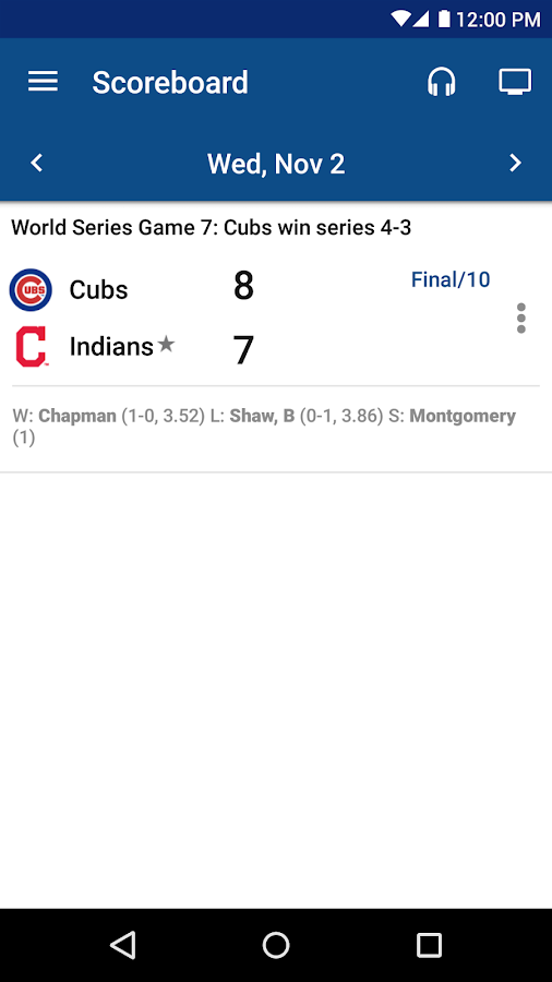    MLB.com At Bat- screenshot  