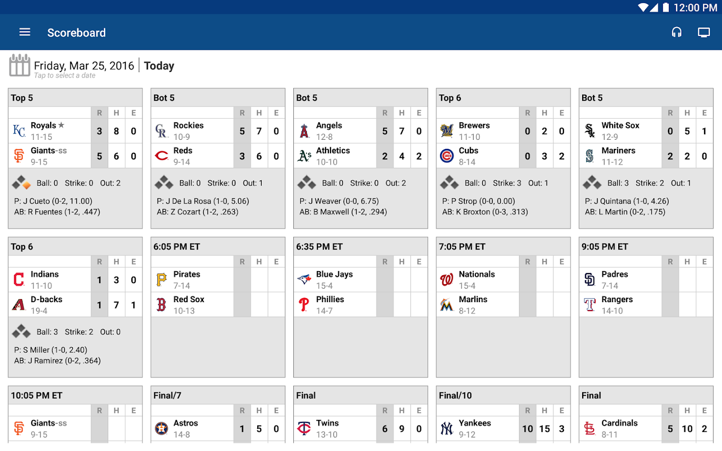    MLB.com At Bat- screenshot  