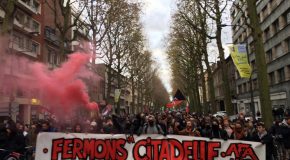 Lille : manif pour la fermeture de « La Citadelle »