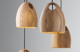 Oak lights by Ross Gardam, one of the many Australian designers whose creations have been ripped off.
