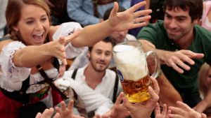 Millions of beer drinkers from around the world will come to the Bavarian capital of Munich, Germany, over the next two ...