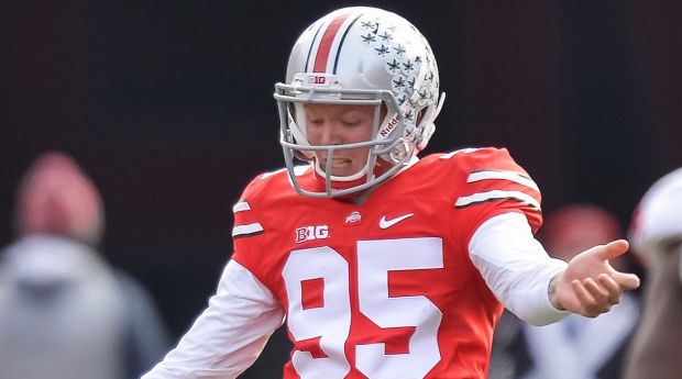 Cameron Johnston of the Ohio State Buckeyes is one of three Australians dominating college punting.