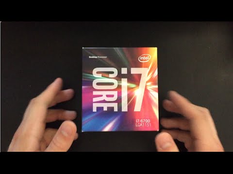 Intel Core i7 6700 Skylake Unboxing