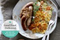 This spring-friendly mix of sausages and gratin is a satisfying combination.