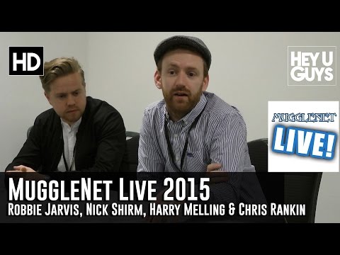 Robbie Jarvis, Nick Shirm, Harry Melling & Chris Rankin Interview - MuggleNet Live 2015