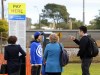 Commuters during the first day of paid parking at train stations in 2014. Picture: Ian Munro