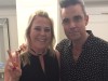 PerthNow columnist Heidi Anderson was thrilled to meet entertainer Robbie Williams. 