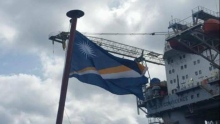 Marshall Island Flag aboard NL tanker