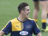 West Coast Eagles training at Subiaco Oval. Jake Waterman, Sharrod Wellingham,  Picture by Sharon Smith The West Australian 9 July 2016