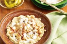 Warm chickpea and yoghurt salad