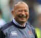 LONDON, ENGLAND - NOVEMBER 19: Eddie Jones the head coach of England looks on during the Old Mutual Wealth series match ...