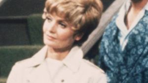 Florence Henderson with her on-screen family in <i>The Brady Bunch.</i>