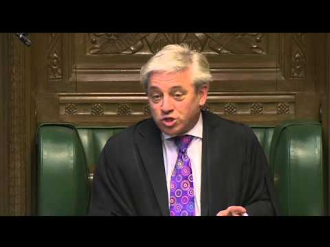 John Bercow angry with ministers 'fiddling' with phones in Commons