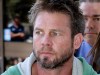 Former Eagles' star, Ben Cousins leaves the Armadale Courts after appearing over breaching a VRO and drugs.    Picture: Bill Hatto   The West Australian