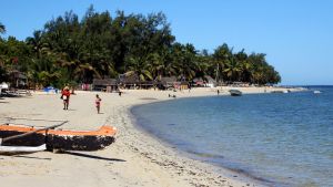 The Aussie dollar is up 91 per cent in Mozambique, which has a coastline with spectacular beaches.