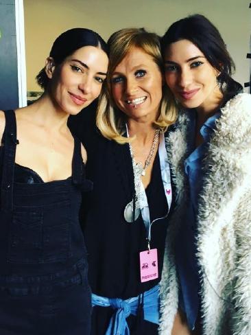 The Veronicas with Kasey Chambers. Picture: Instagram