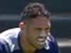 Harley Bennell at Fremantle training this morning. Picture: Seven News