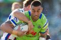 Sport NRL Telstra Premiership, Round 17 Canberra Raiders vs Newcastle Knights Raiders Paul Vaughan The Canberra Times 03 ...